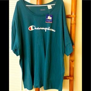 CHAMPION COTTON 4X TEE NEW With Tags